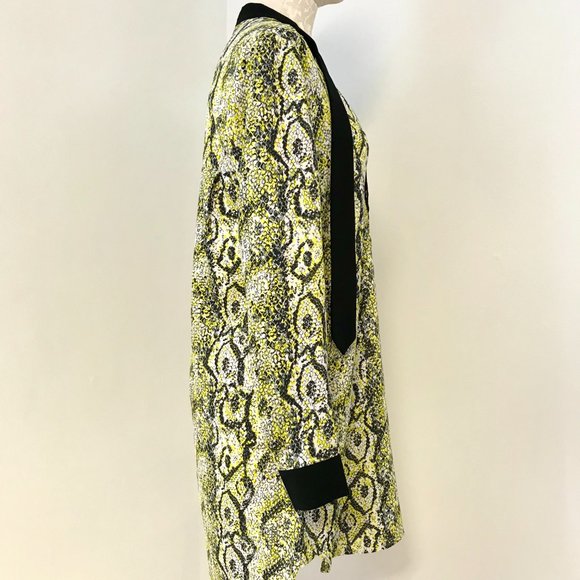 French Connection 4 Snakeskin Print Dress Yellow - Picture 8 of 14
